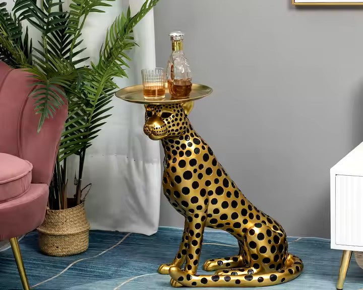 LEOPARD STATUE