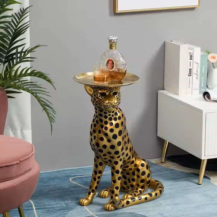 LEOPARD STATUE